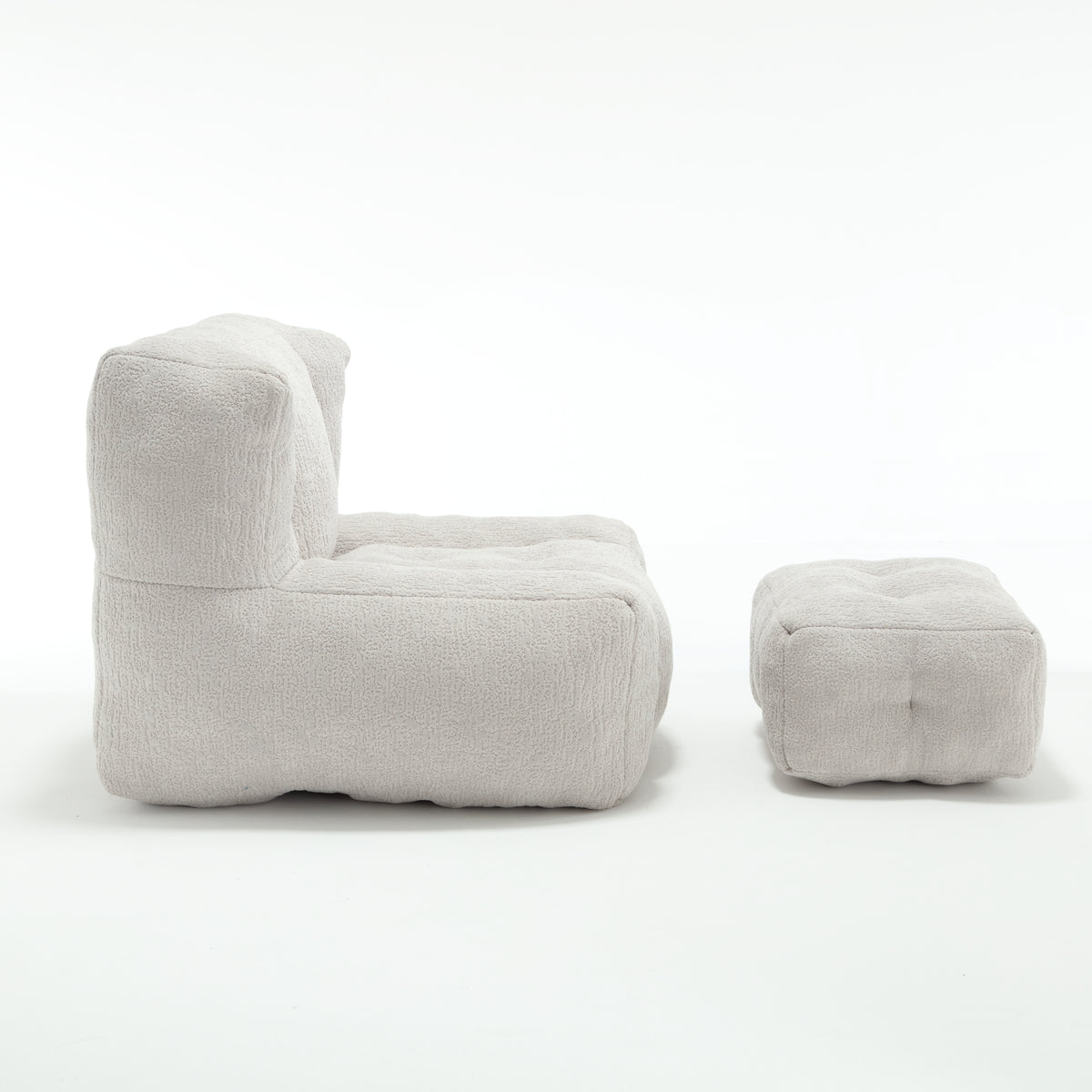 Fluffy Memory Foam Bean Bag Sofa – Indoor Lounge