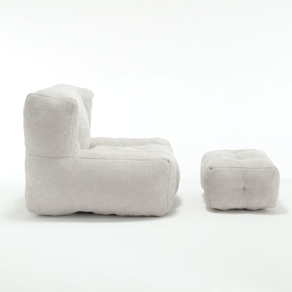 Fluffy Memory Foam Bean Bag Sofa – Indoor Lounge