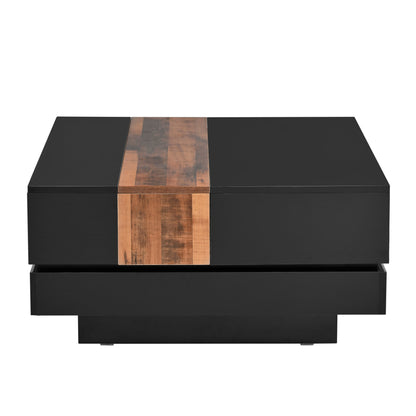 On-Trans Gloss Coffee Table with LED Base