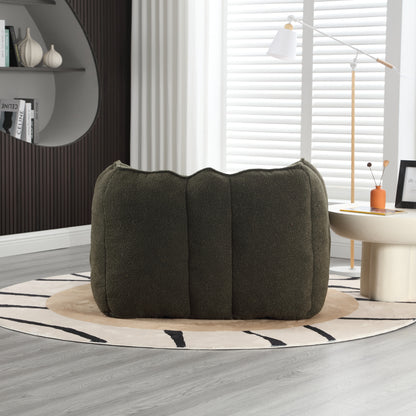 Soft Bean Bag Chair – Gray High-Resilience Foam