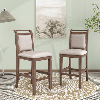 3-Piece Counter Dining Set Brown