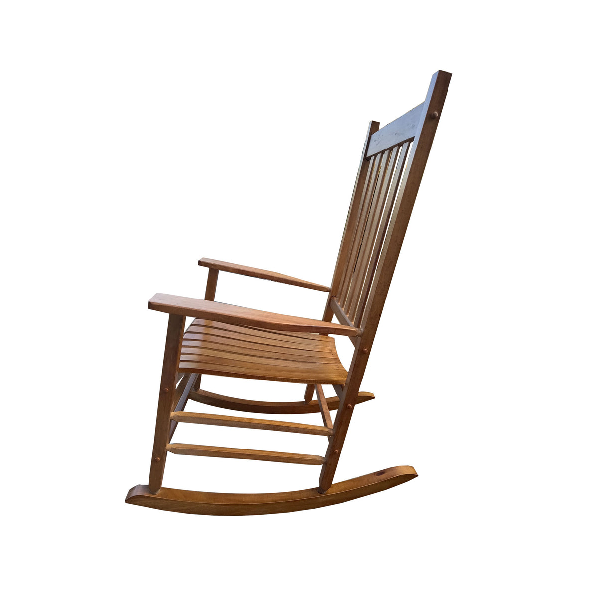 Classic Brown Porch Rocking Chair (Variant 2)