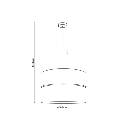 HILTON Black Gold Pendant Light