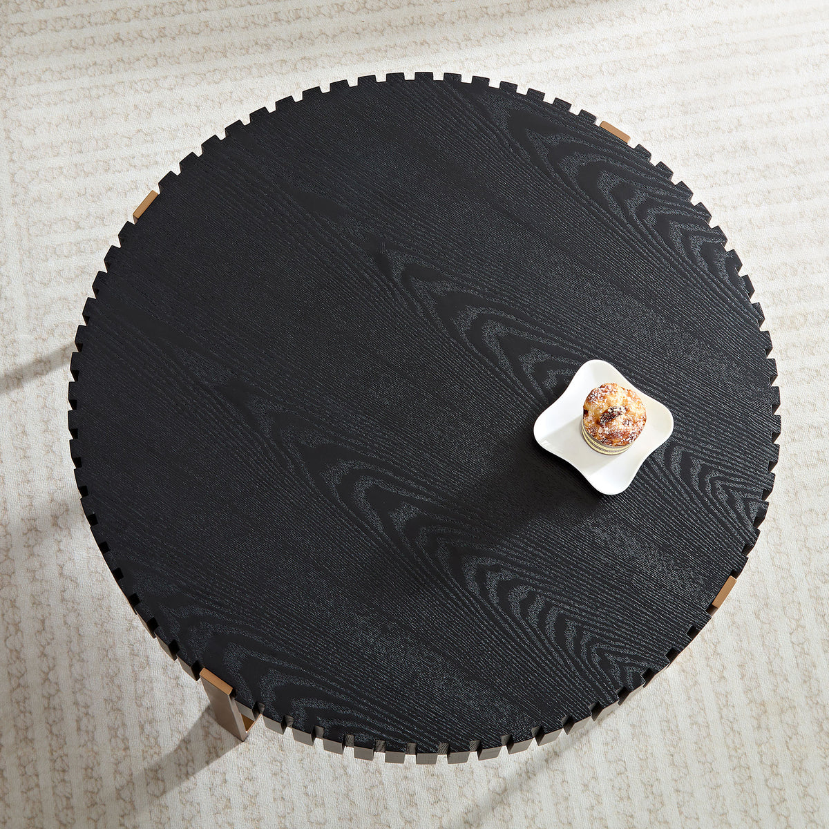 Drum Coffee Table Black