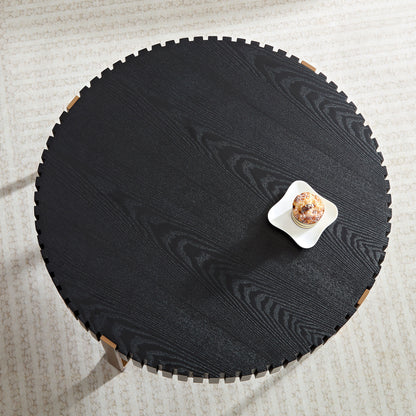 Drum Coffee Table Black