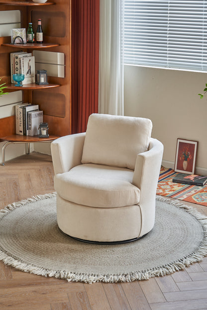 Rotating Club Chair Beige