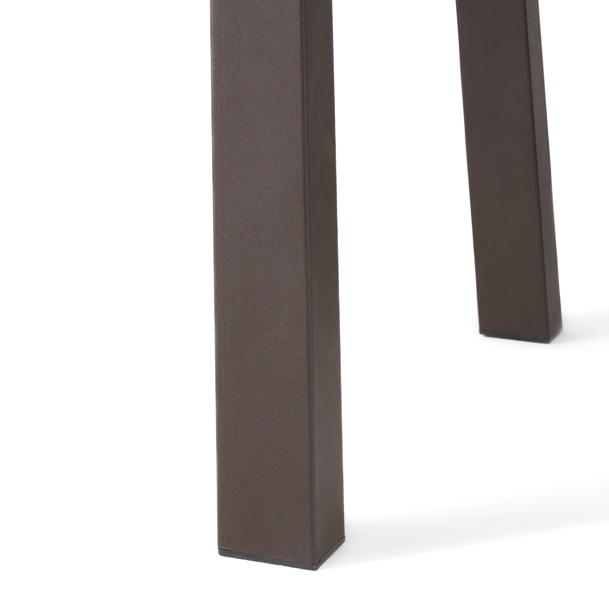 Della Acacia Dining Table – Rustic Brown & Grey