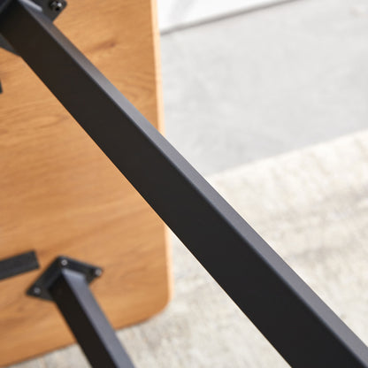 Modern Rectangle Dining Table Walnut