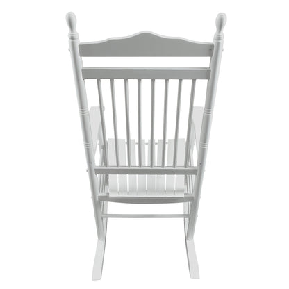 Classic White Porch Rocking Chair