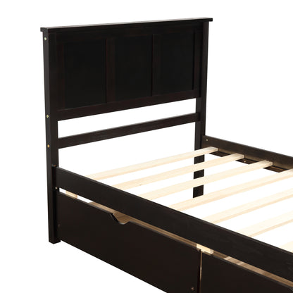Twin Storage Bed Espresso