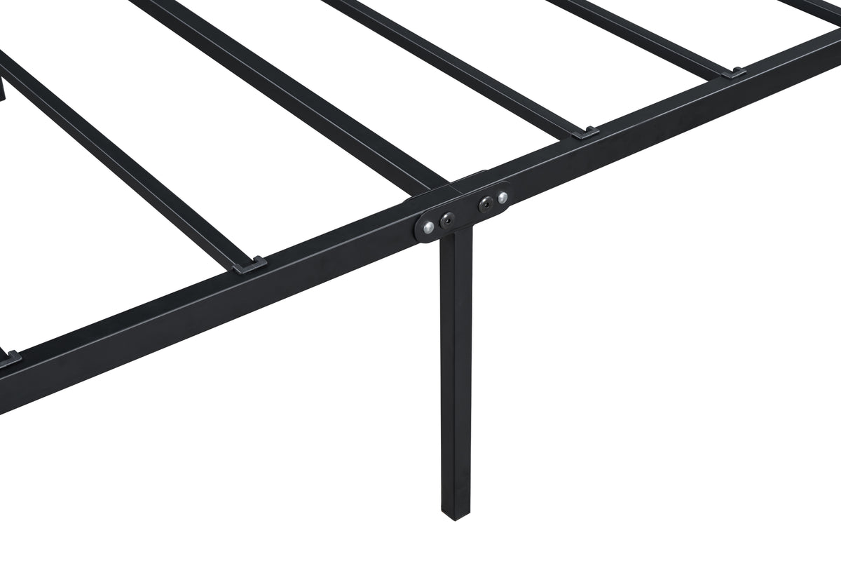 King Size Metal Bed Frame Gray