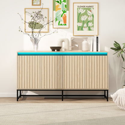 Engraved 4-Door Storage Cabinet