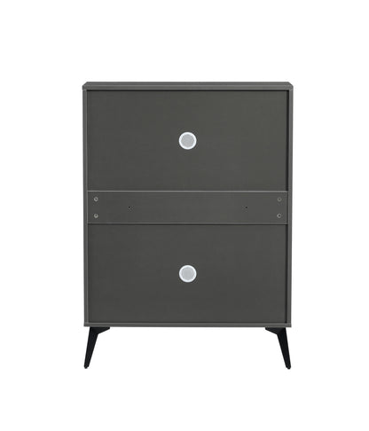 Grey Shoe Storage Cabinet