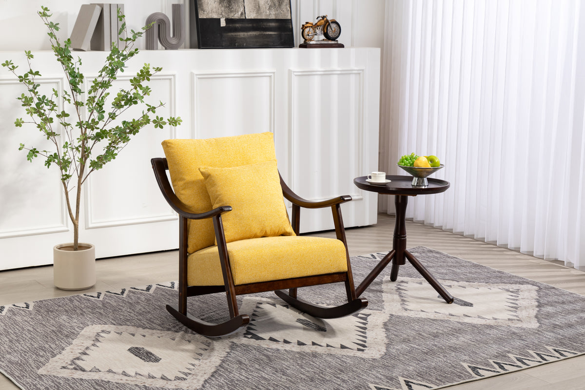 Woven Mid-Century Armchair Beige