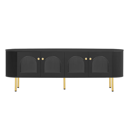 Modern TV Stand Black