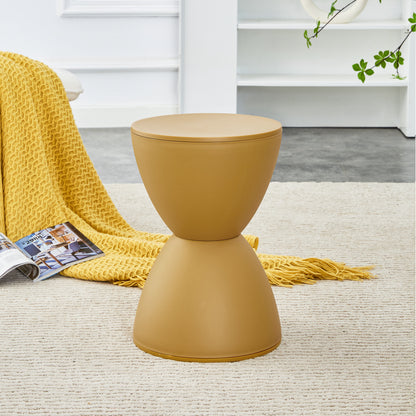 Mustard Yellow Modern Accent Stool