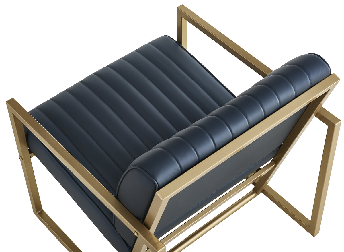 Modern PU Leather Dining Chair Black