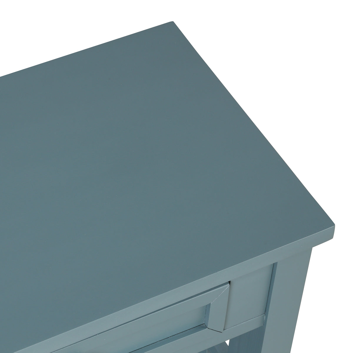 36-Inch Blue Farmhouse Console Table with Drawers