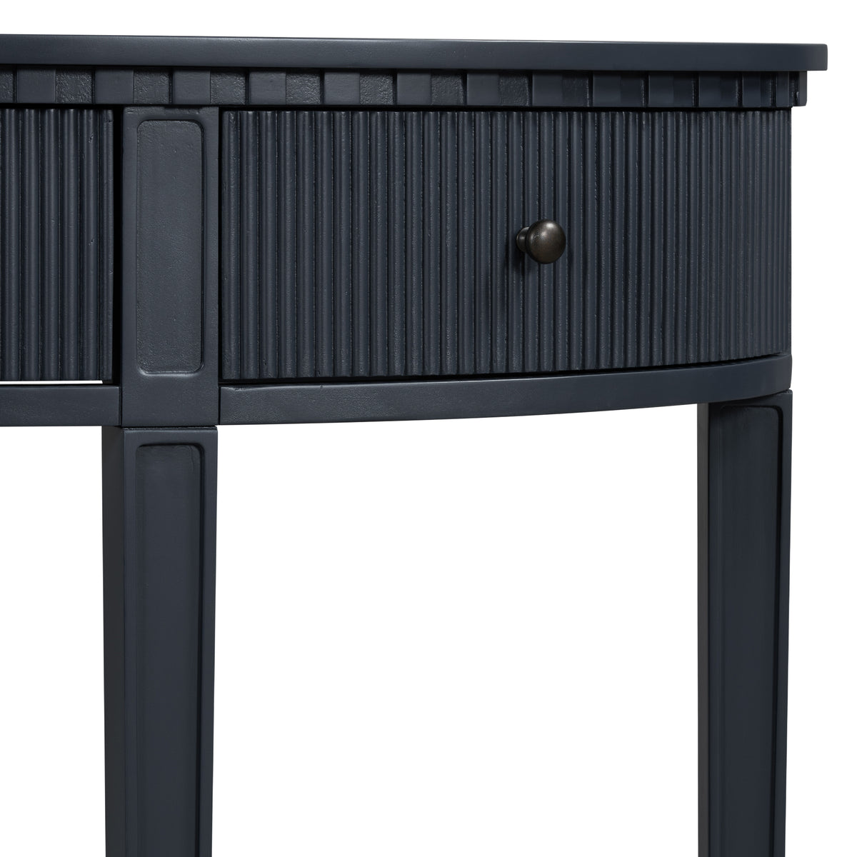 U-Style Vertical Pine Console Table