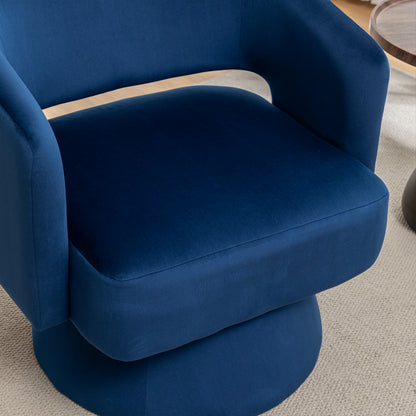 Velvet Swivel Club Chair