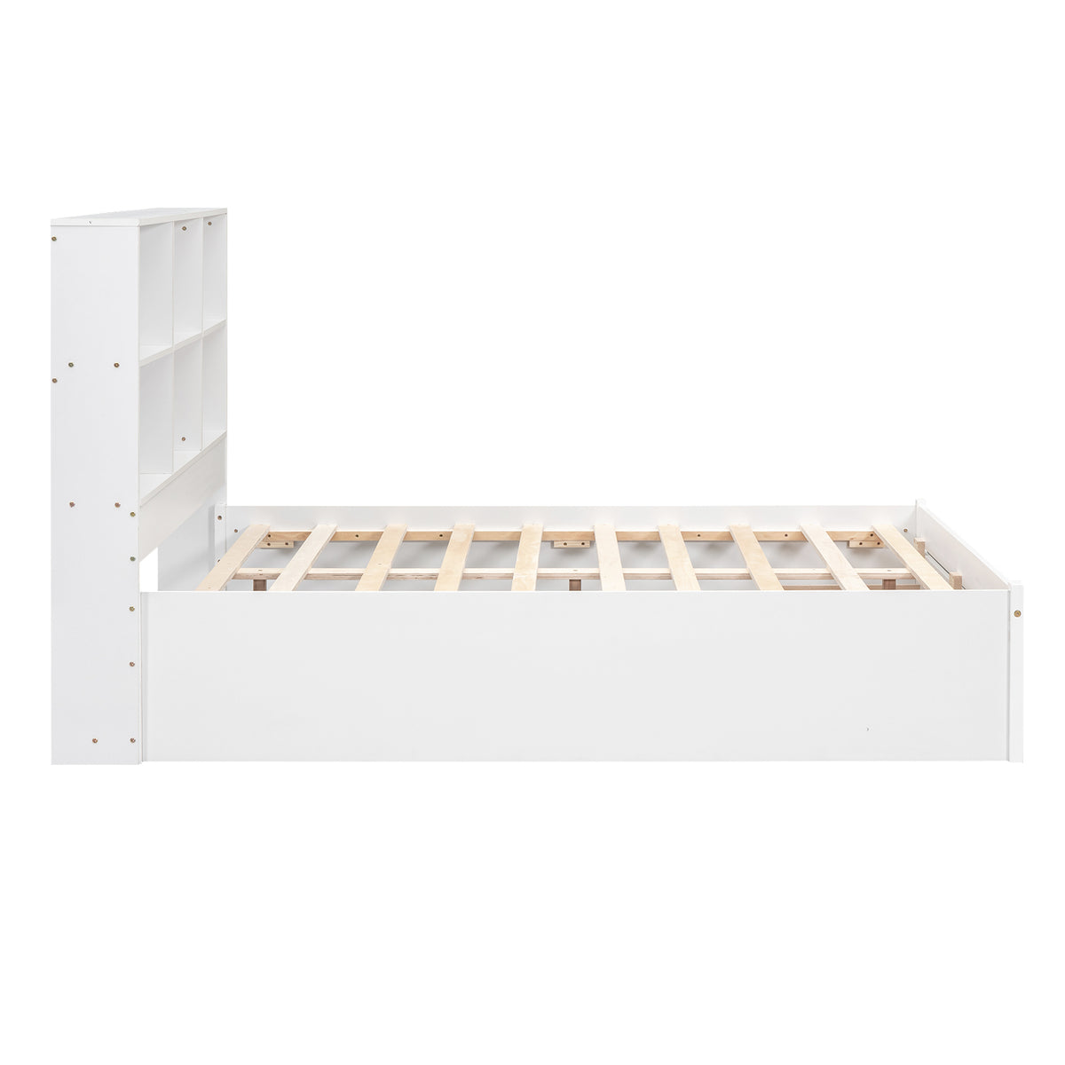 Full Storage Bed White