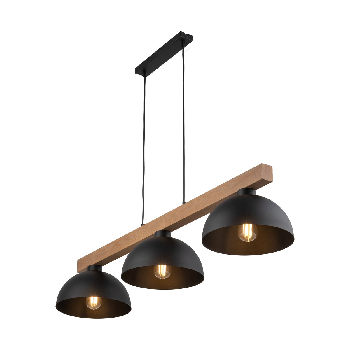 OSLO Black Scandinavian Pendant Light 3