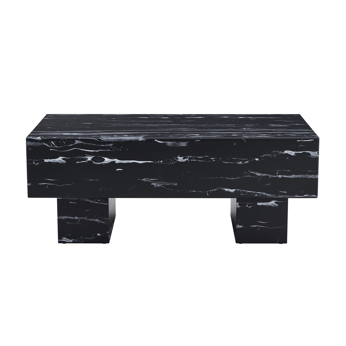 Black Modern Rectangle Coffee Table