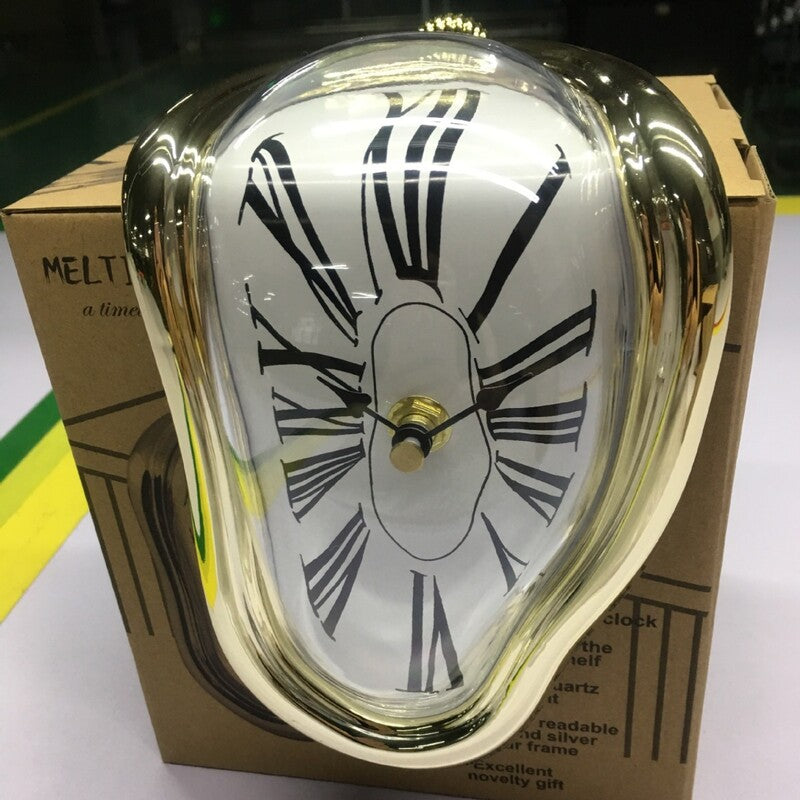 Melting Roman Numeral Wall Clock