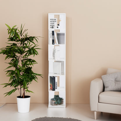 Rotating Acrylic Bookshelf Organizer