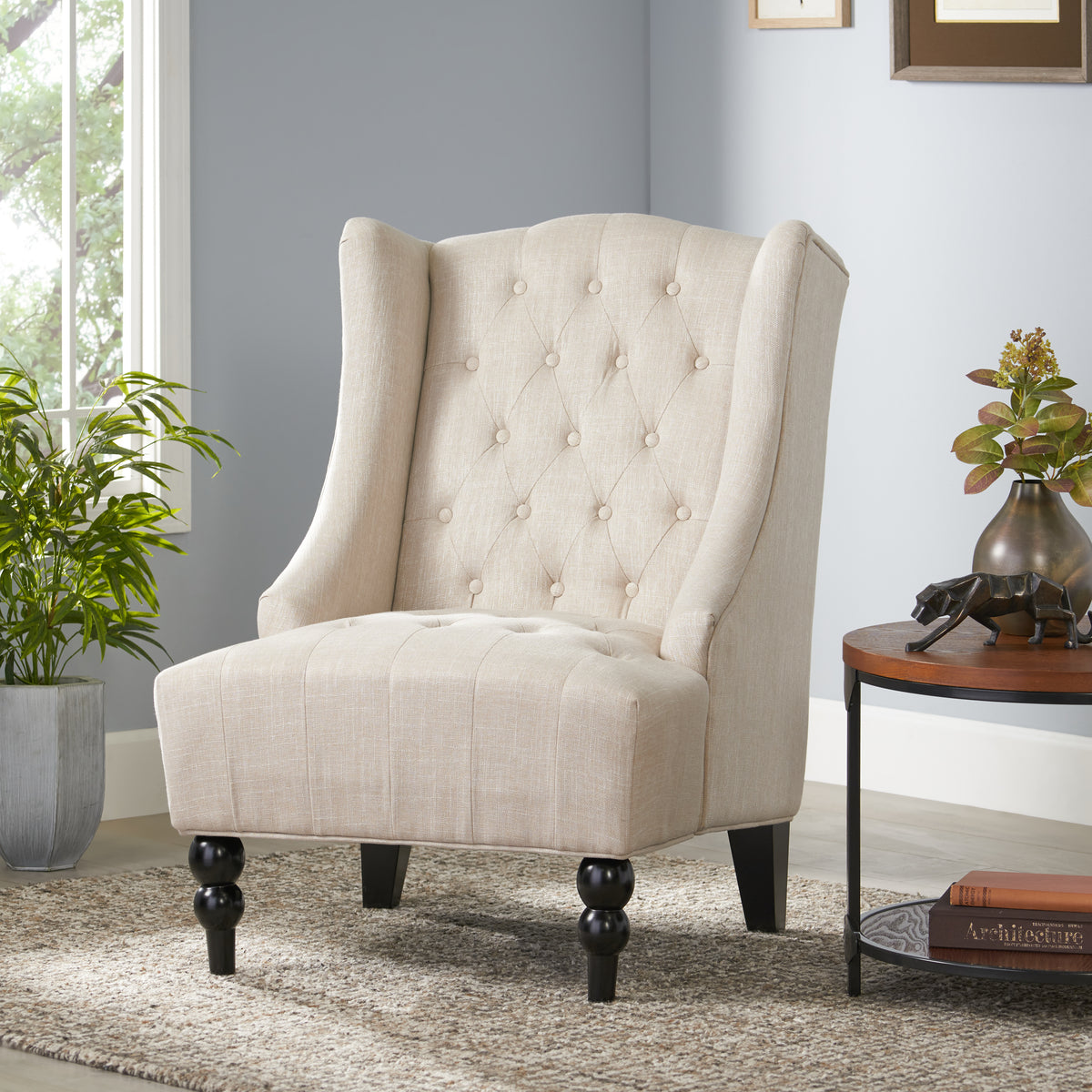 High Back Club Chair
