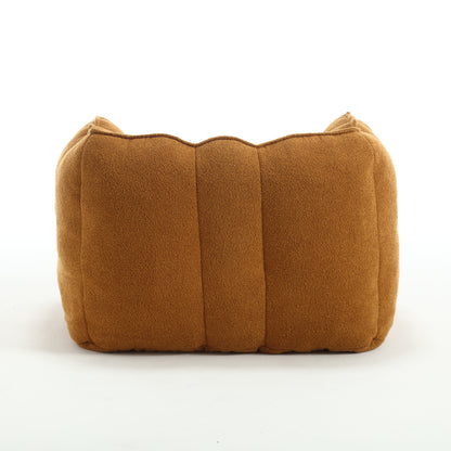 High Resilience Foam Bean Bag Sofa with Footrest