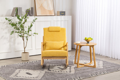 Upholstered Rocking Chair Gray