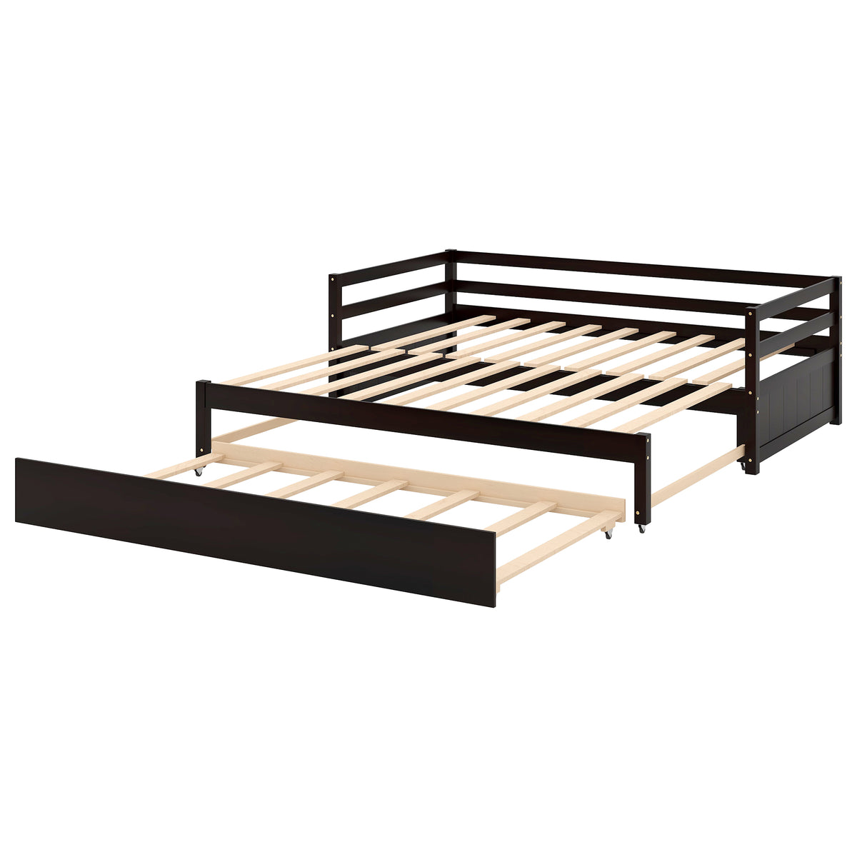 Twin Daybed with Trundle Espresso