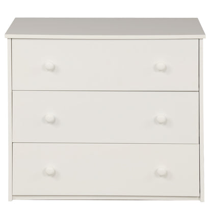 Twin Loft Bed with Desk White