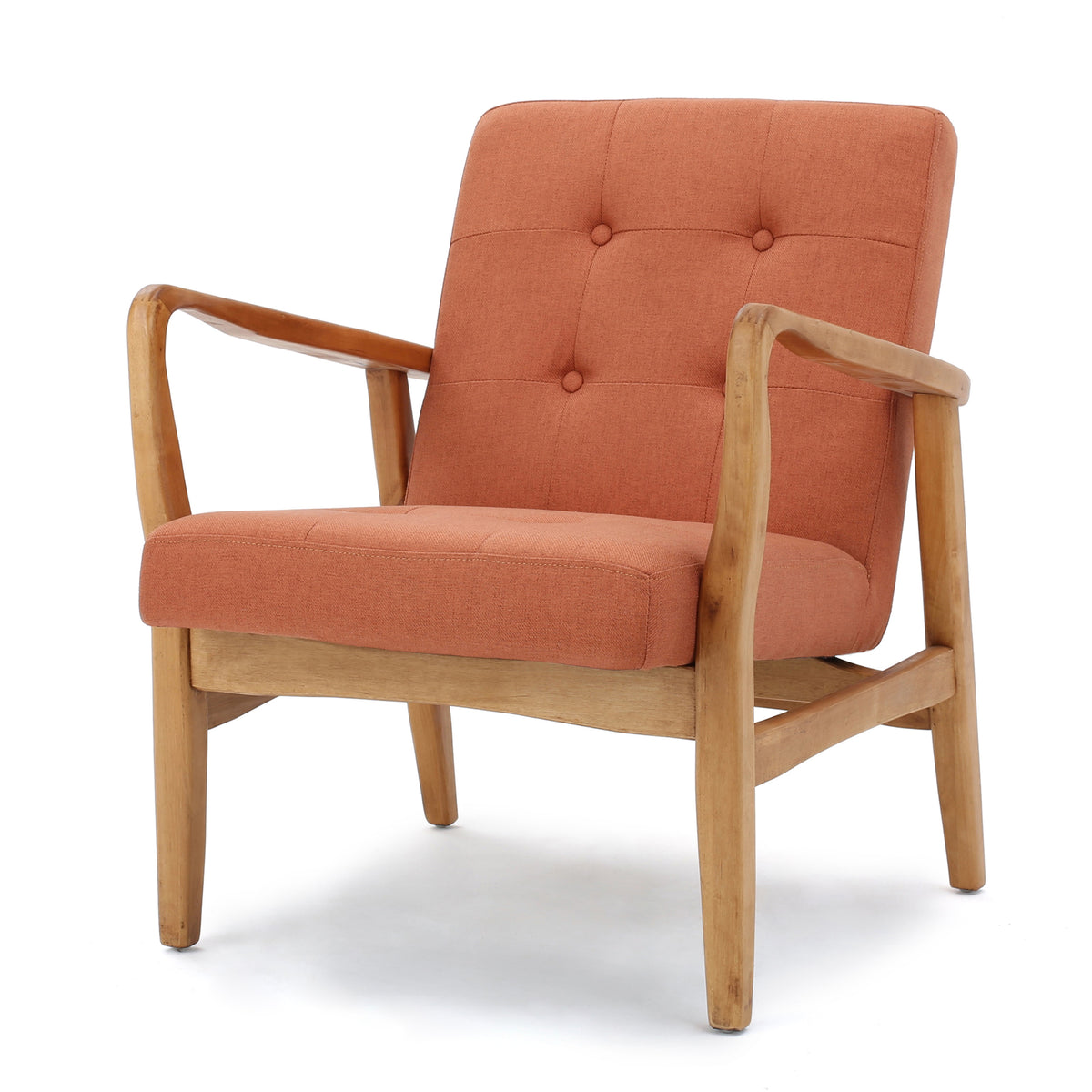 Classic Linen Club Chair – Beige