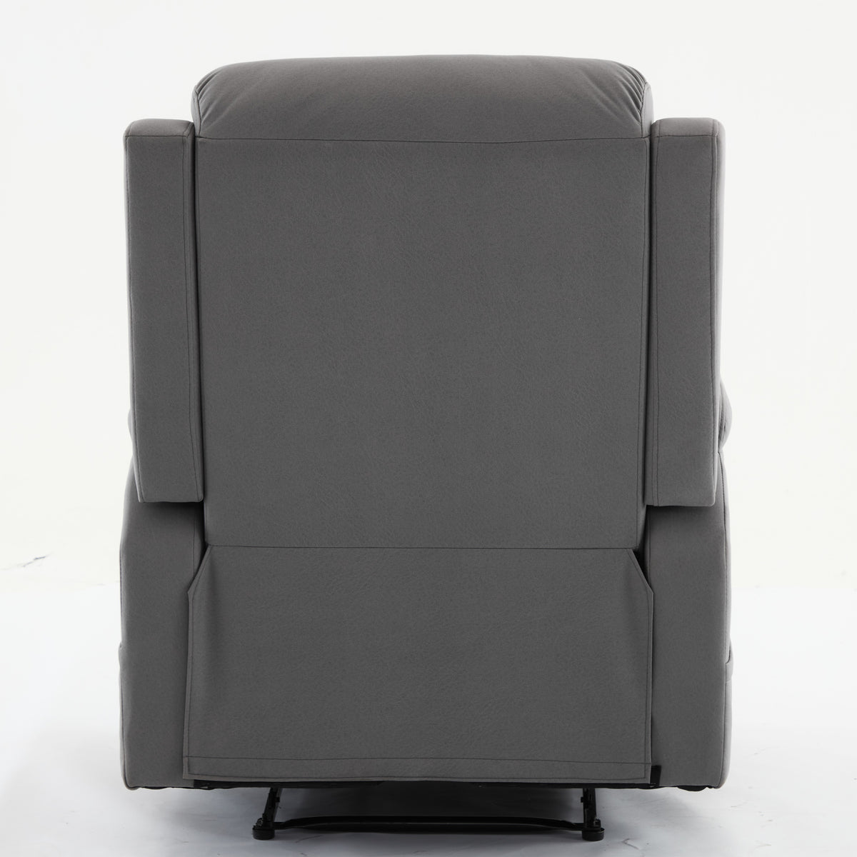Adjustable Recliner Chair Fabric Gray