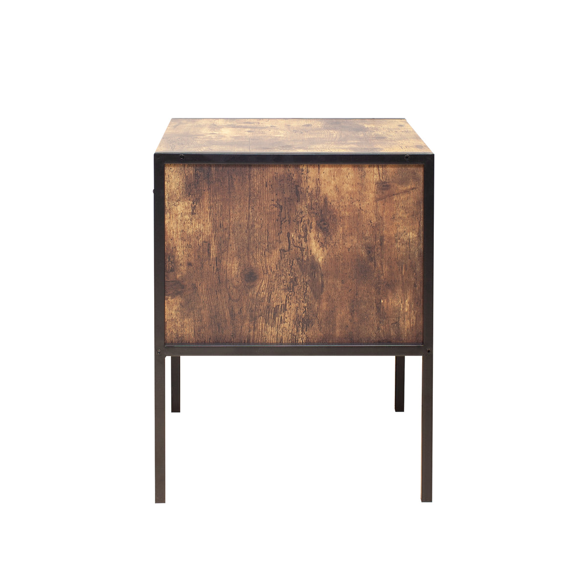 2-Piece Industrial Coffee Table Set – Modern Nesting Tables