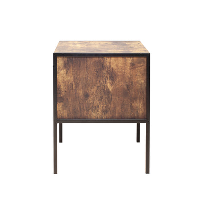 2-Piece Industrial Coffee Table Set – Modern Nesting Tables