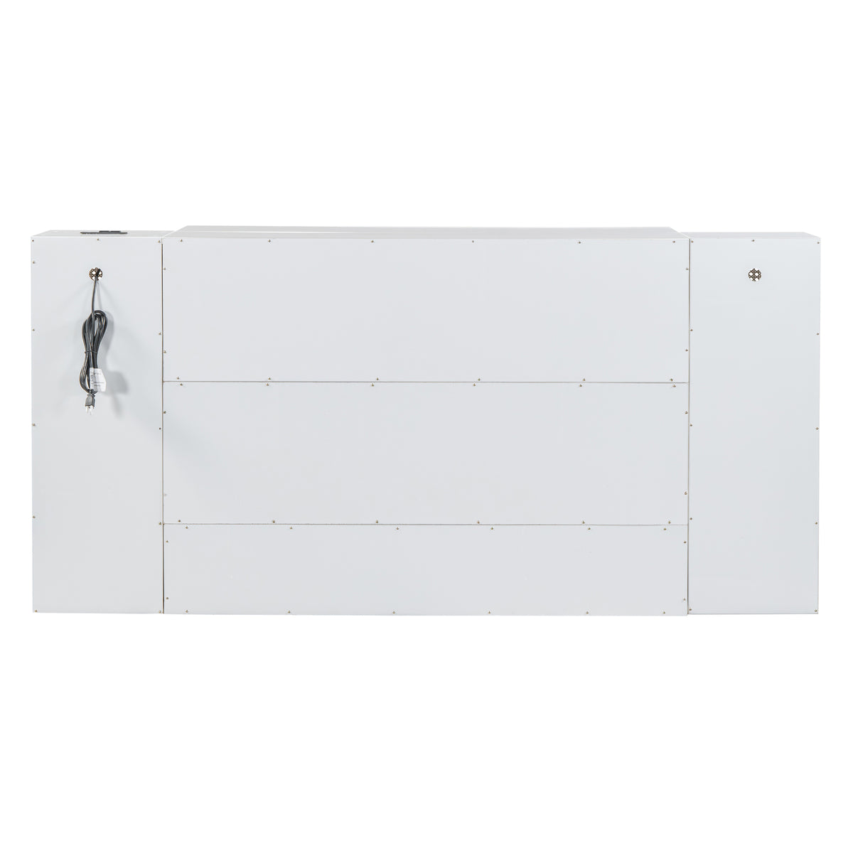 Murphy Wall Bed with Drawers White Finish
