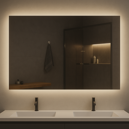 NEBULA PureGlow Backlit LED Vanity Mirror – Anti-Fog | 24–60"