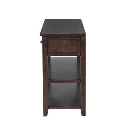 Retro Console Table Pine