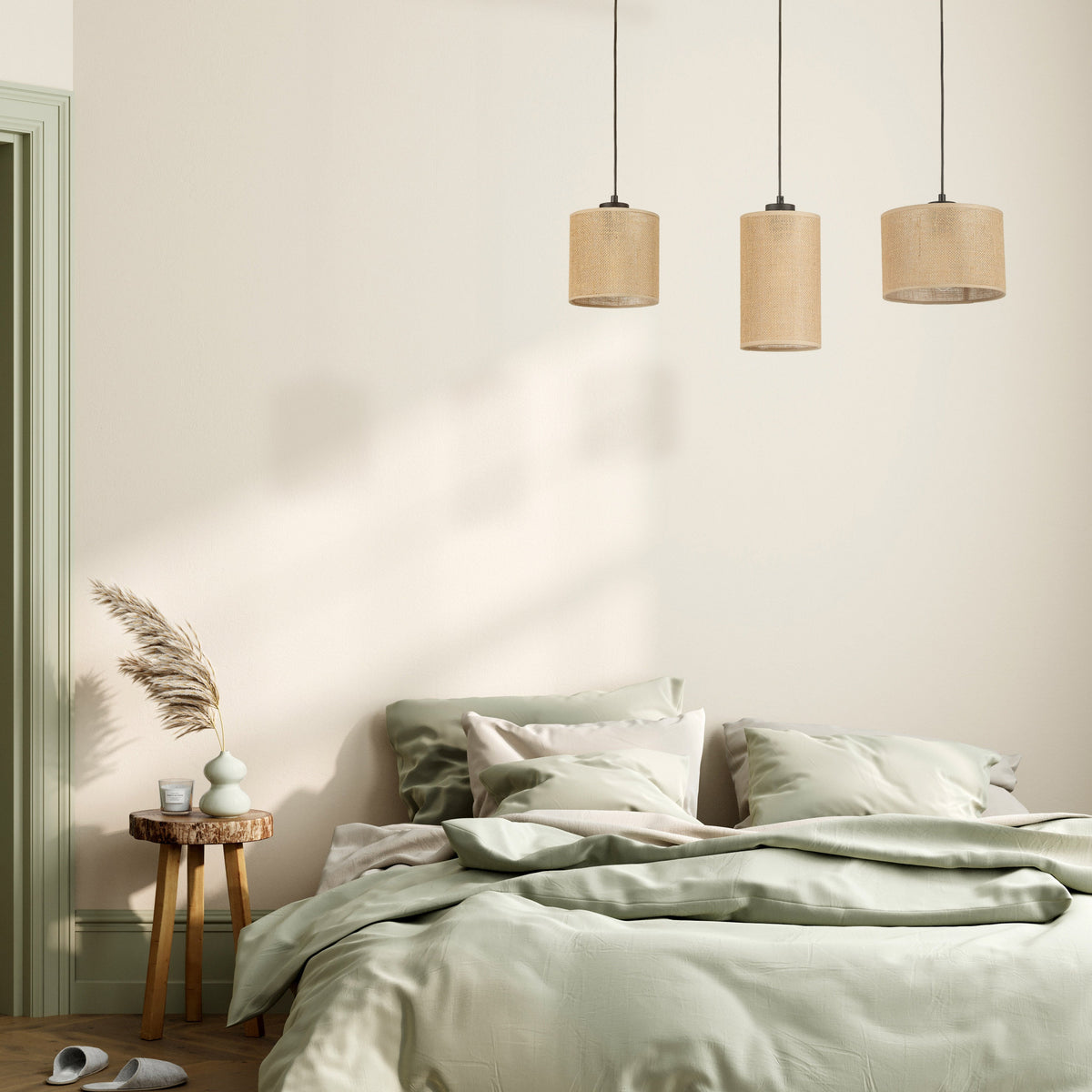 JUTE Natural Pendant  Light 3