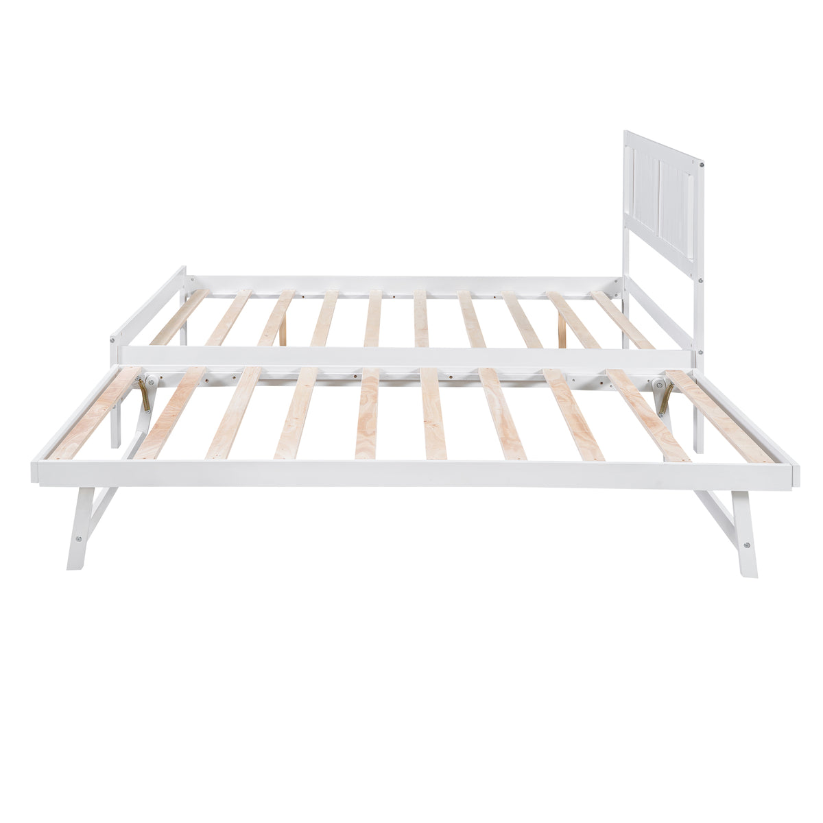Adjustable Platform Bed Frame White