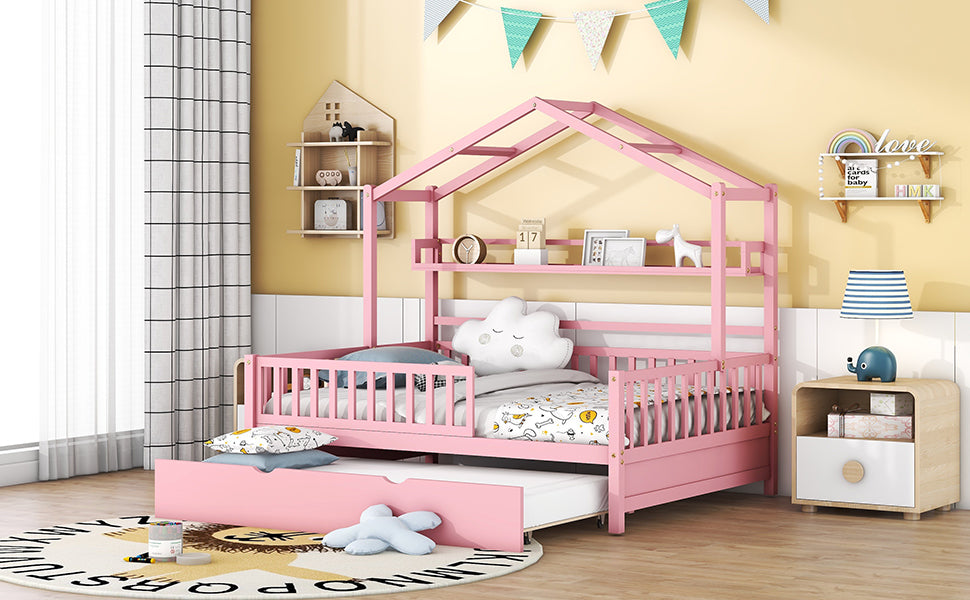 Full House Bed Pink