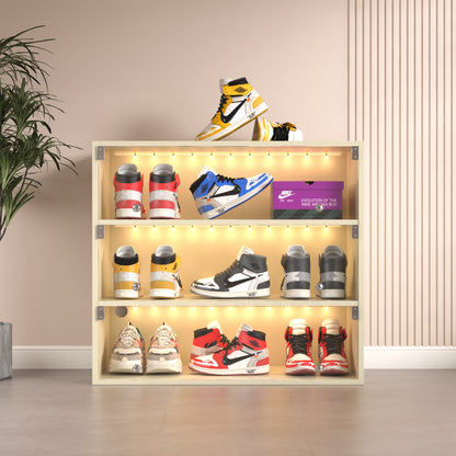 White LED Shoe Storage Tower