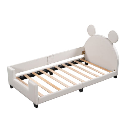 Twin Upholstered Daybed White