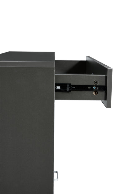 Grey Shoe Storage Cabinet