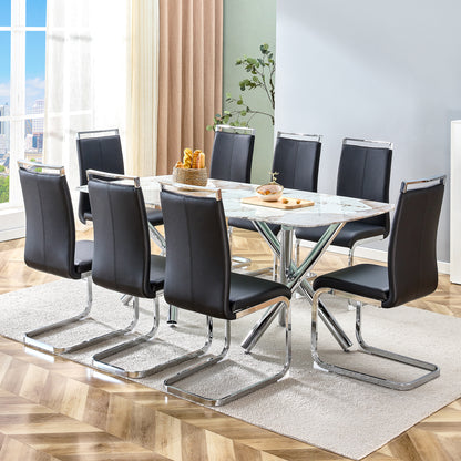 Modern Rectangular Dining Table for 6–8