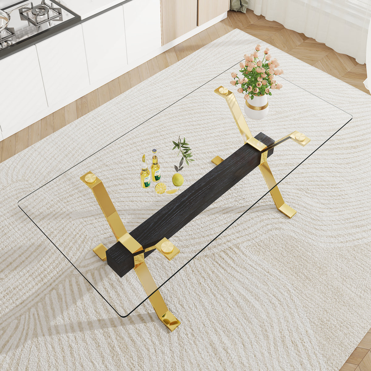 Tempered Glass Dining Table