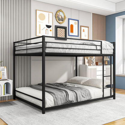Full Metal Bunk Bed Heavy Duty Black